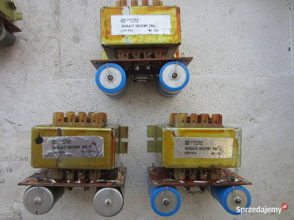 Zasilacz sieciowy ZNS-5 ZNS5 unitra ZATRA 16V 1A transformat