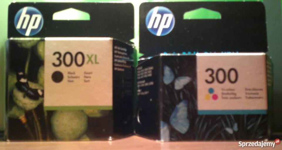 Sprzedam tusz HP 300XL czarny i HP 300 kolorowy dolnośląskie Wrocław