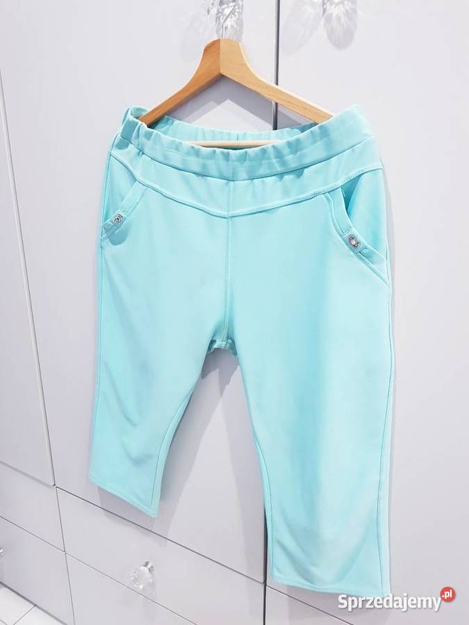 Damskie rybaczki w dużym rozmiarze z małym zielony Dąbrowa Górnicza sprzedam