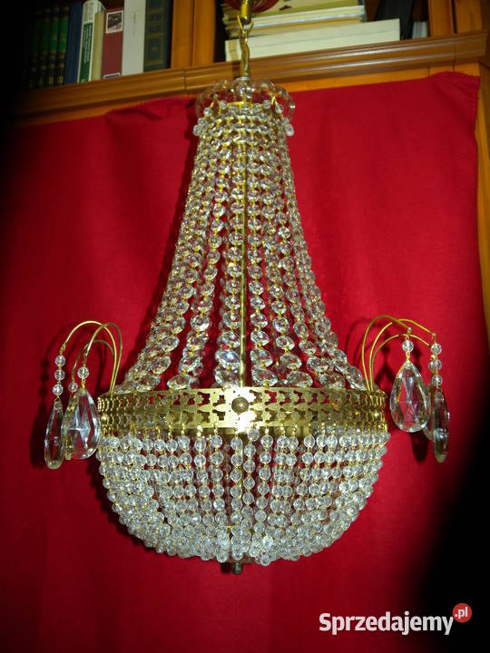 Żyrandol kryształowy Maria Theresa gruszka sprzedam