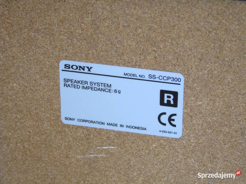 Kolumny Sony SSCCP300 śliczne i sprawne WYSYŁKA Jasło sprzedam