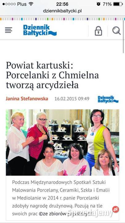 Maska Obraz maska ceramiczna ręcznie malowana pomorskie Sierakowice
