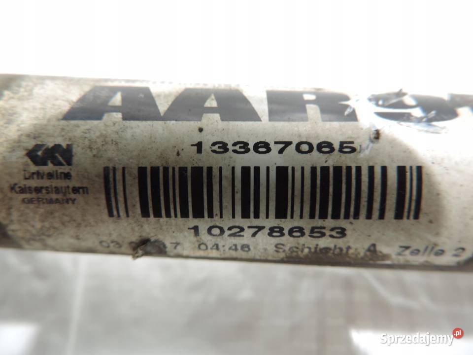 PÓŁOŚ LEWA OPEL ASTRA V 16 CDTI AUTOMAT 13367065