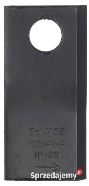 Zestaw noży kosiarki lewych 12 105x49x4 mm Kamionna