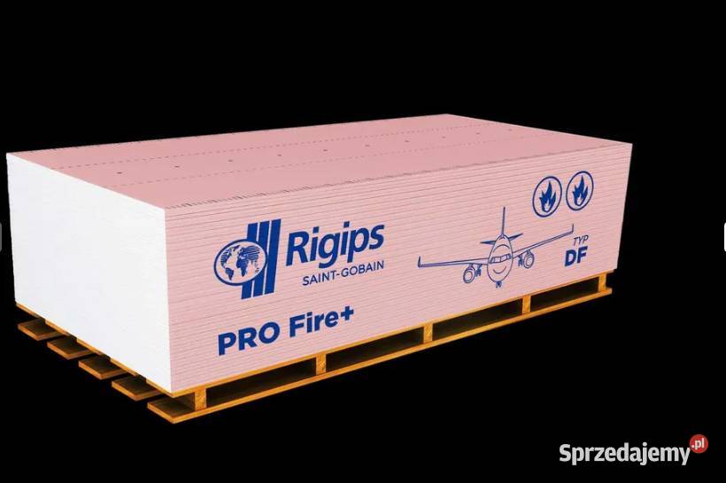 Płyta gipsowa Rigips PRO Fire GKF ogień różowa podkarpackie Tyczyn