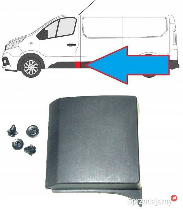 LISTWA LEWA NA SŁUPEK BOK RENAULT TRAFIC 2014 Głogów