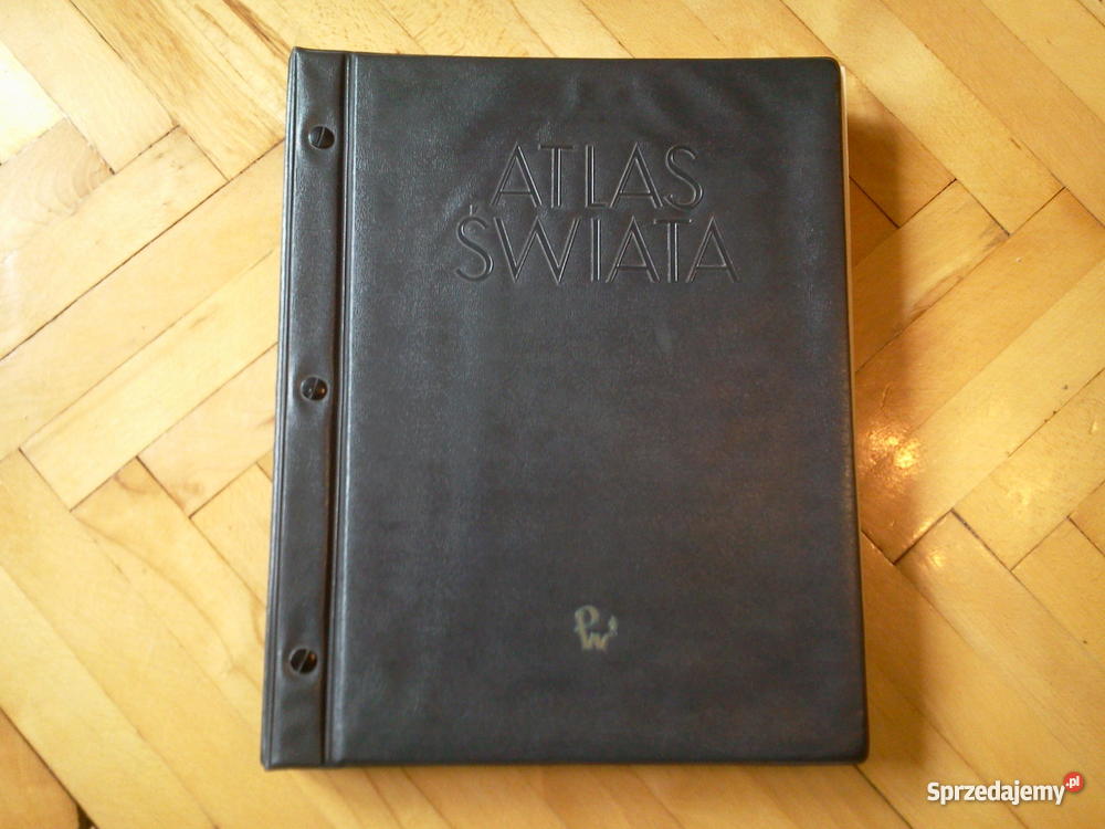 Atlas świata 1962 r w wielkopolskie Mosina