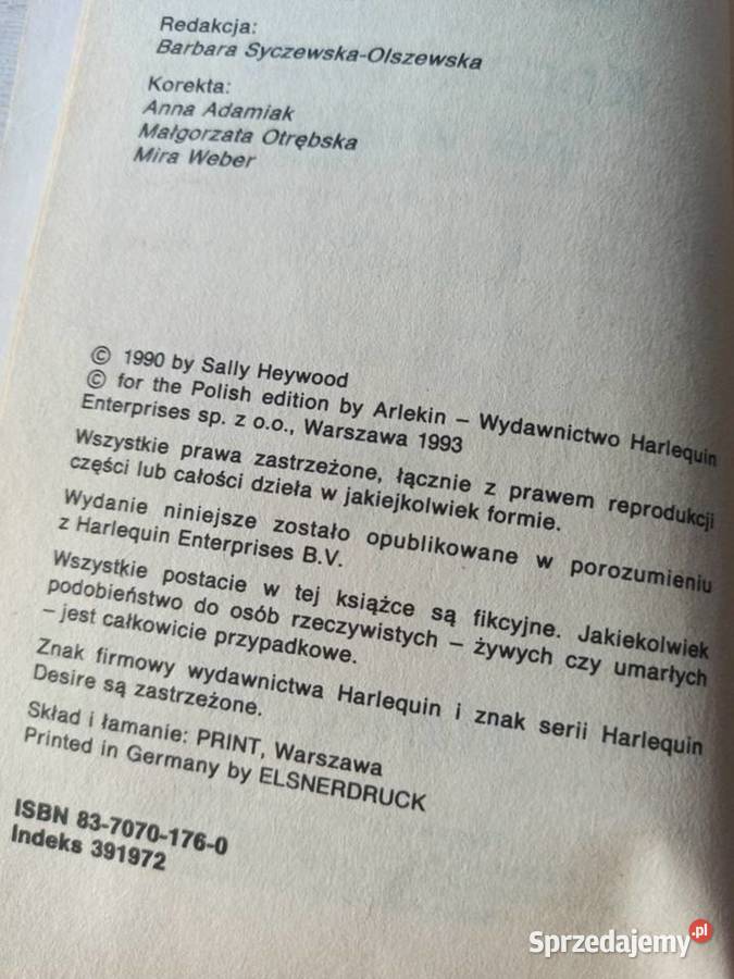 Harlequin Desire Sally Heywood Kochaj Mnie Na śląskie Bielsko-Biała