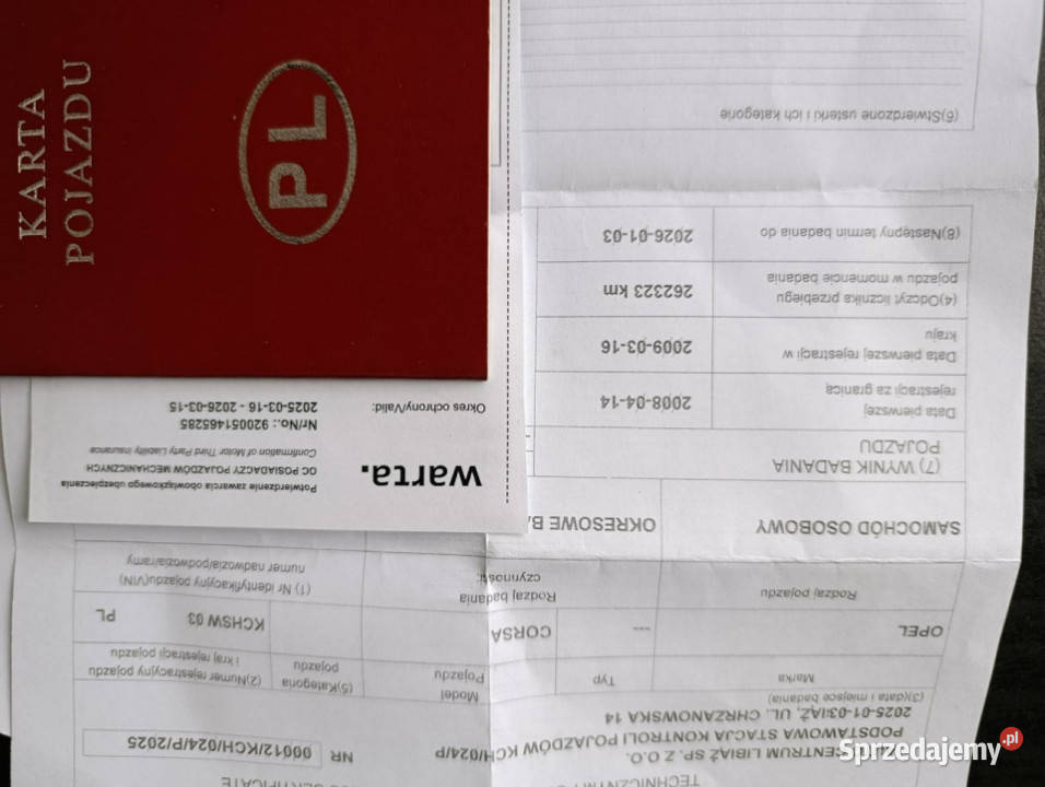 Opel Corsa Do poprawek blacharsko lakierniczych Dulowa