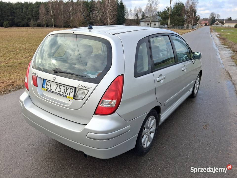 Suzuki Liana 14 diesel Grzane lusterka klima możliwa zamiana łódzkie Sekursko