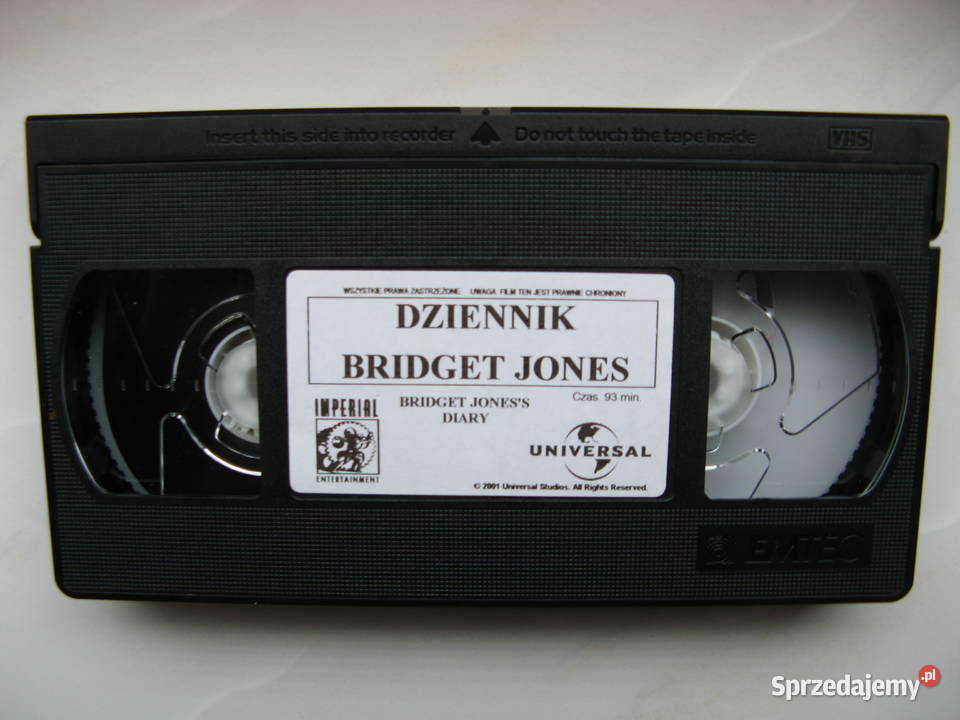 VHS Dziennik Bridget Jones Hugh Grant Colin edycja limitowana Poznań
