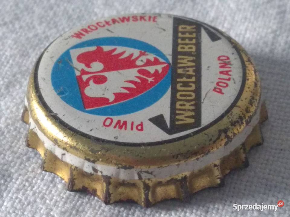 Stary kapsel Piwo Wrocławskie Wrocław Beer Made Warszawa