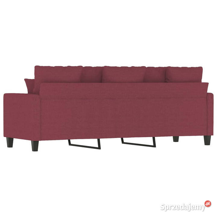 Sofa 3osobowa winna czerwień 180 cmtapicerowana Warszawa