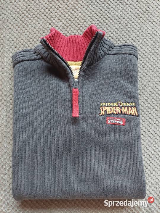 SPIDERMAN sweter rozmiar 122 Rozmiar 122 małopolskie sprzedam