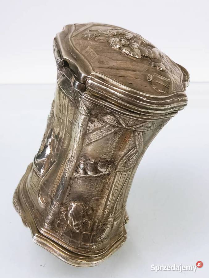 Hanau Tabakierka Srebro 800 Tabakierka Nowa Sól