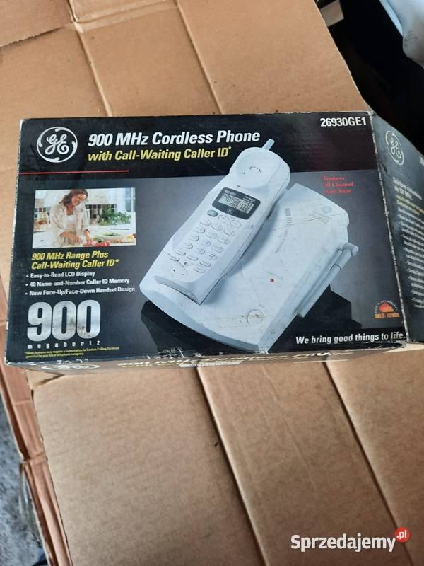 Telefon NOWY stacjonarny bezprzewodowy GE 900MHz Andrespol