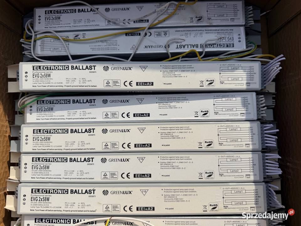 STATECZNIK ELECTRONIC BALLAST EVG T8 2 X 58 Chwaszczyno