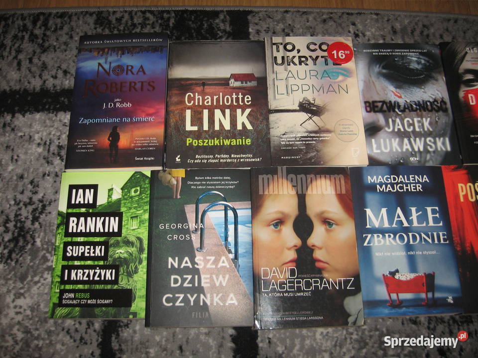 Thrillery psychologiczne kryminały Zestaw 3 Proza i poezja Olsztyn