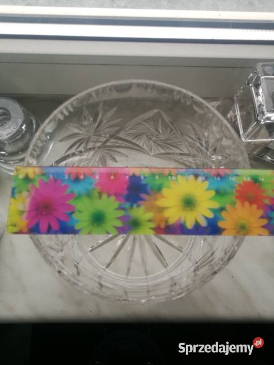 Duża bomboniera pojemnik kryształ prl zachodniopomorskie Choszczno