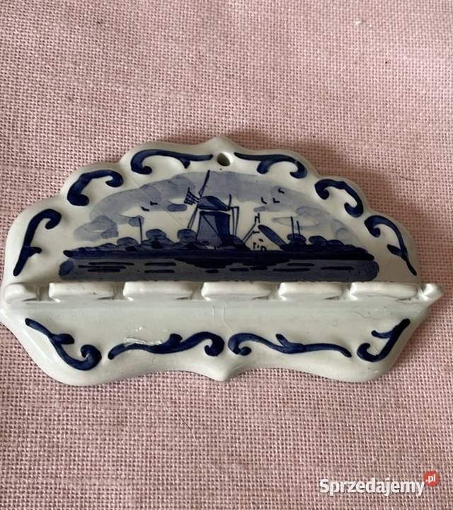 Wieszak Porcelana Wiatrak Syg Delfts Holland Gdańsk