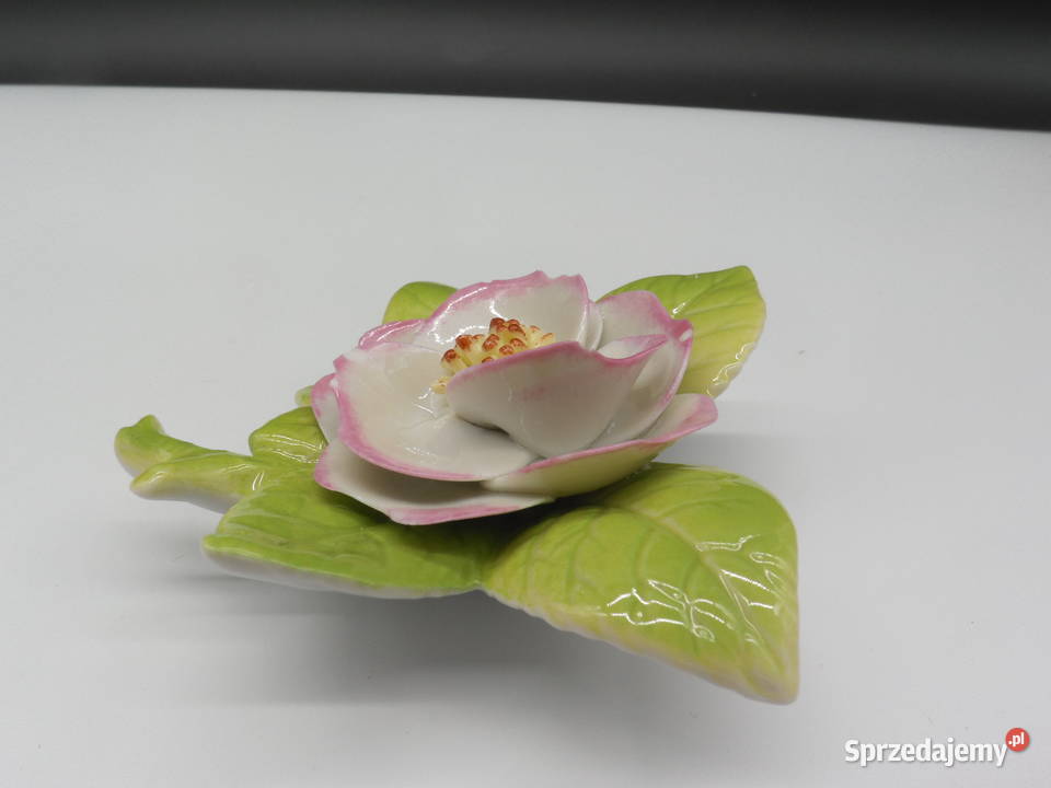 Figurka kwiat porcelana R Kammer Volkstedt Raszków