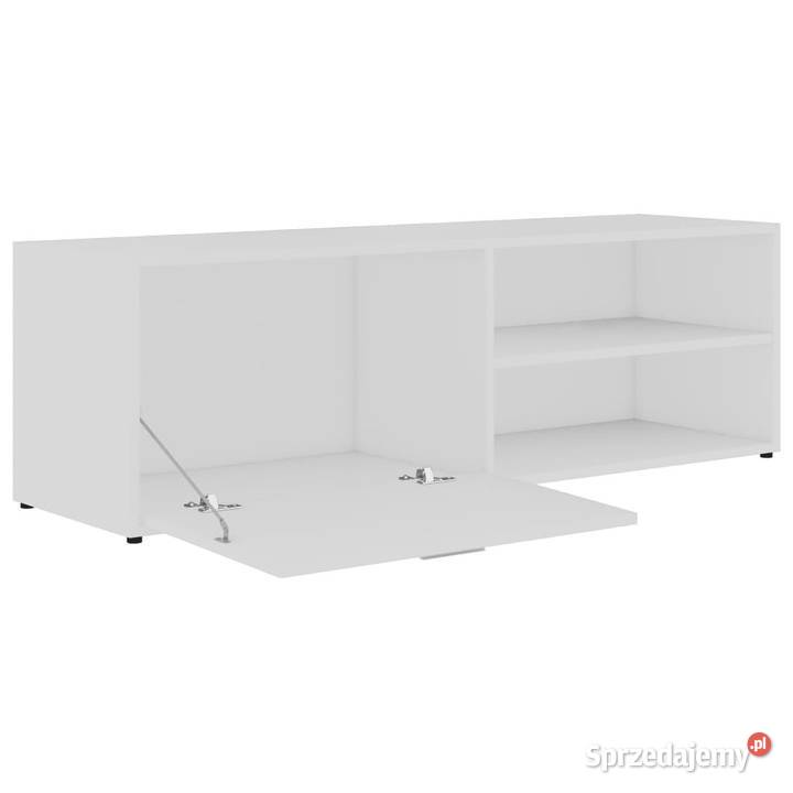 Szafka pod TV biała 120x34x37 materiał Warszawa