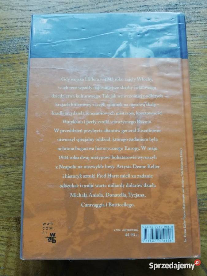 Na ratunek Italii Robert M Edsel Kraków sprzedam