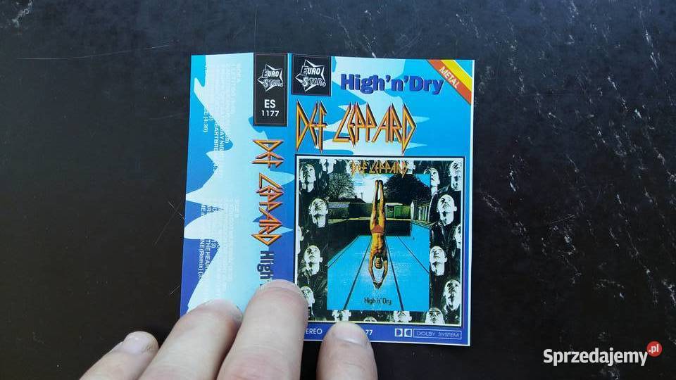 Kaseta magnetofonowa Def Leppard HighnDry Wyd Siemiatycze