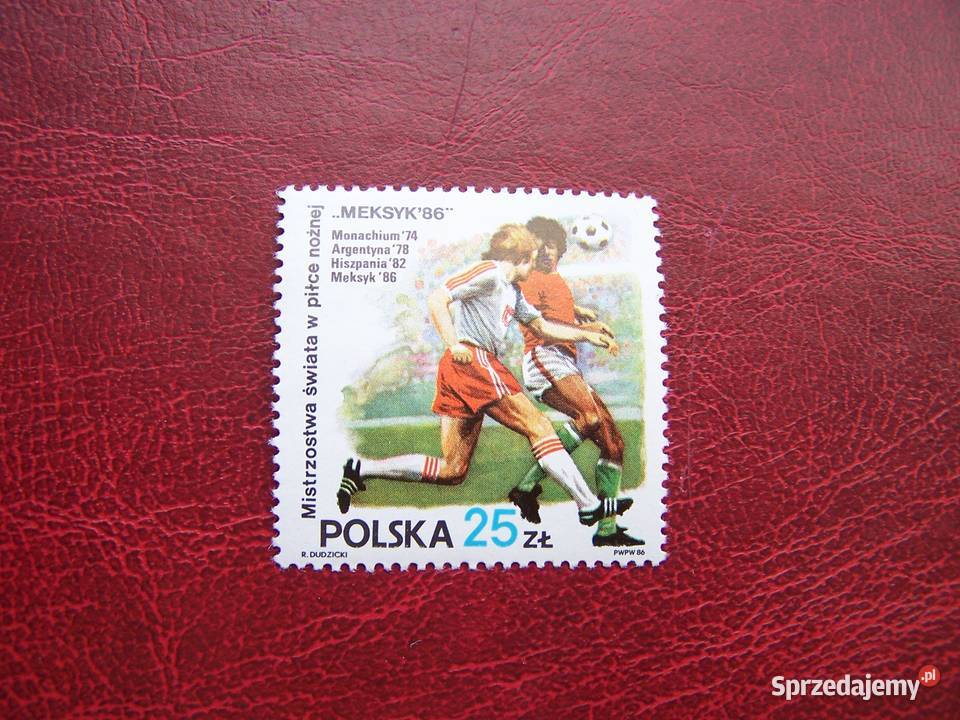 Polska 1986 MNH Mi 3028 Sport Piłka nożna MŚ Tychy