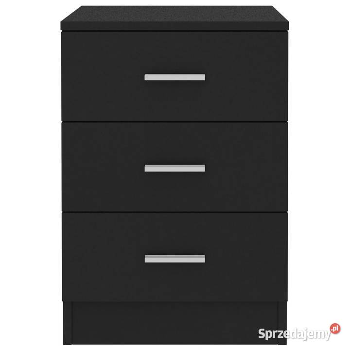 Szafki nocne 2 czarne 38x35x56 materiał Warszawa sprzedam