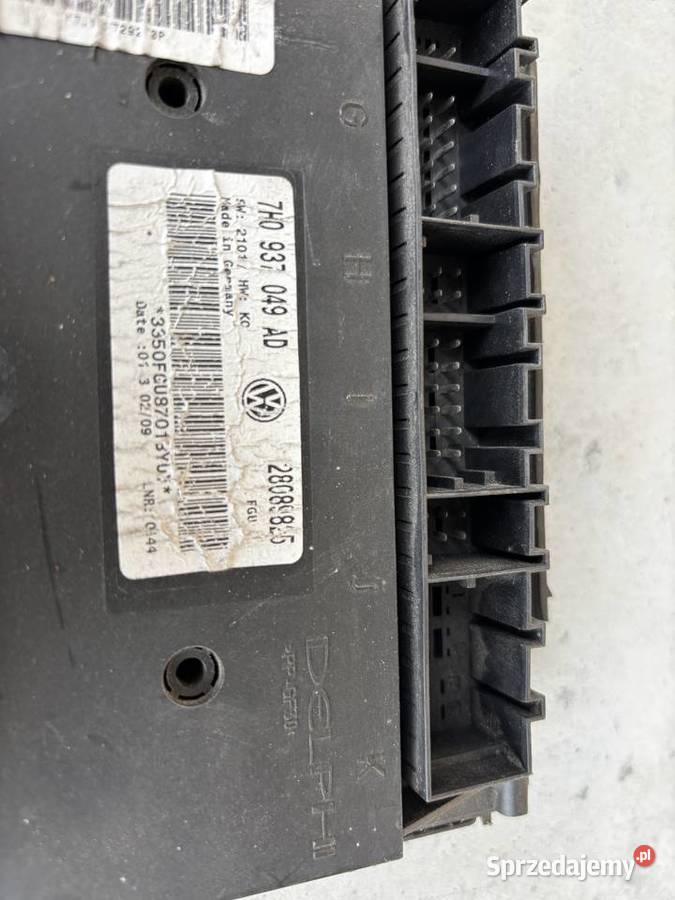 VW T5 Moduł Sterownik komfortu 7H0 937 049AD Wyposażenie elektryczne Uniejów sprzedam