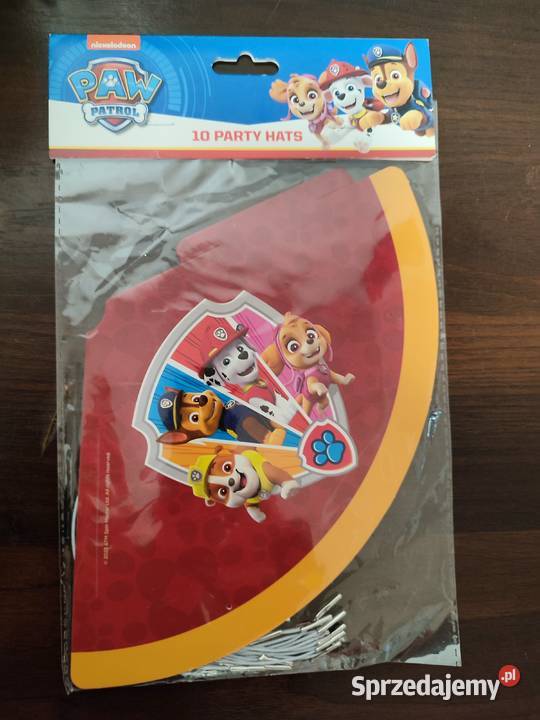 Papierowe czapki czapeczki urodzinowe Psi Patrol Pozostałe sprzedam