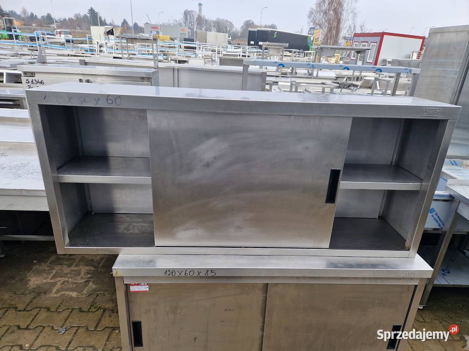 Szafka Wisząca Stal Nierdzewna Drzwi Suwane wielkopolskie