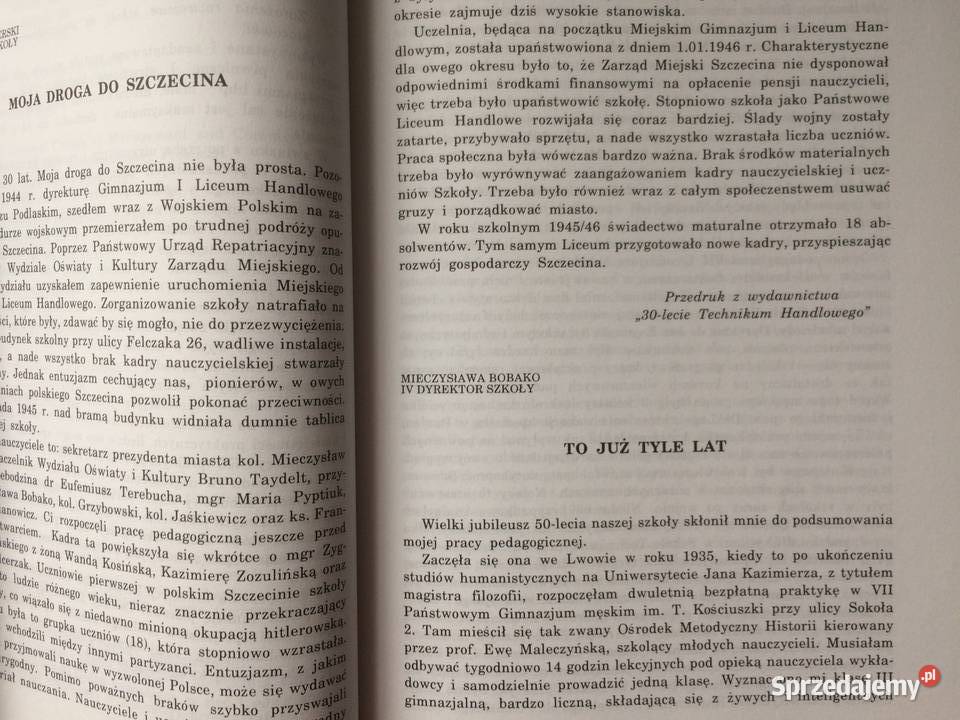 3287 50 Lat Zespół Szkół Ekonomicznych 1 Szczecin sprzedam