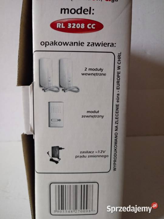 Domofon 2 słuchawkowy typ RL3208CC