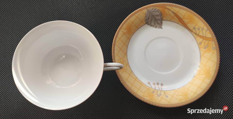 Kolekcjonerska porcelana filiżanka i spodek Pruszków sprzedam