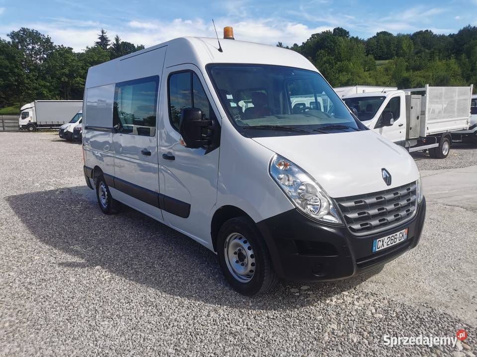 Renault Master doka 7osobowy Dubel 23dCi125 nieuszkodzony Książ Wielki