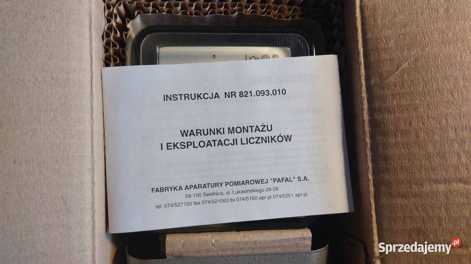 Licznik kilowatogodzin prądu zmiennego Dąbrowa Górnicza