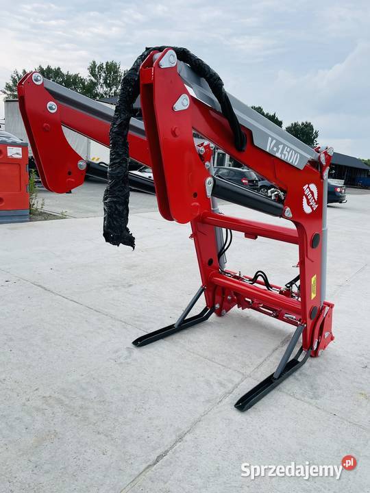 ŁADOWACZ CZOŁOWY AGROSPED V 1500 URSUS ZETOR MTZ nieuszkodzony Włoszczowa