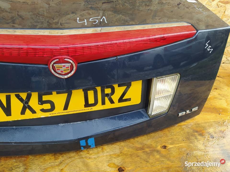 CADILLAC BLS I 290 SEDAN KLAPA TYŁ osobowe Karoseria
