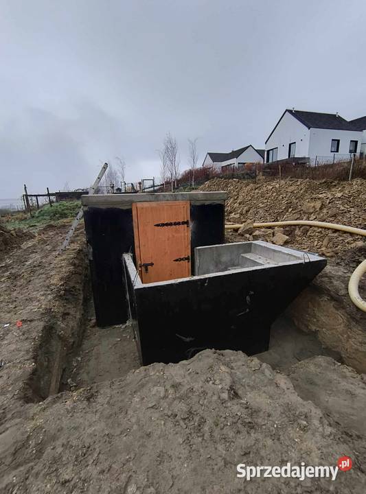 Zbiorniki betonoweszamba piwnice ogrodowe Szamba