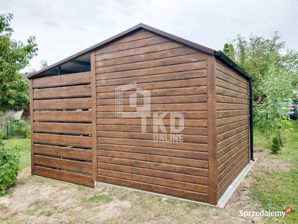 Domek Ogrodowy 2x3 wiata 2x2 drzwi rynny TKD120 Żnin