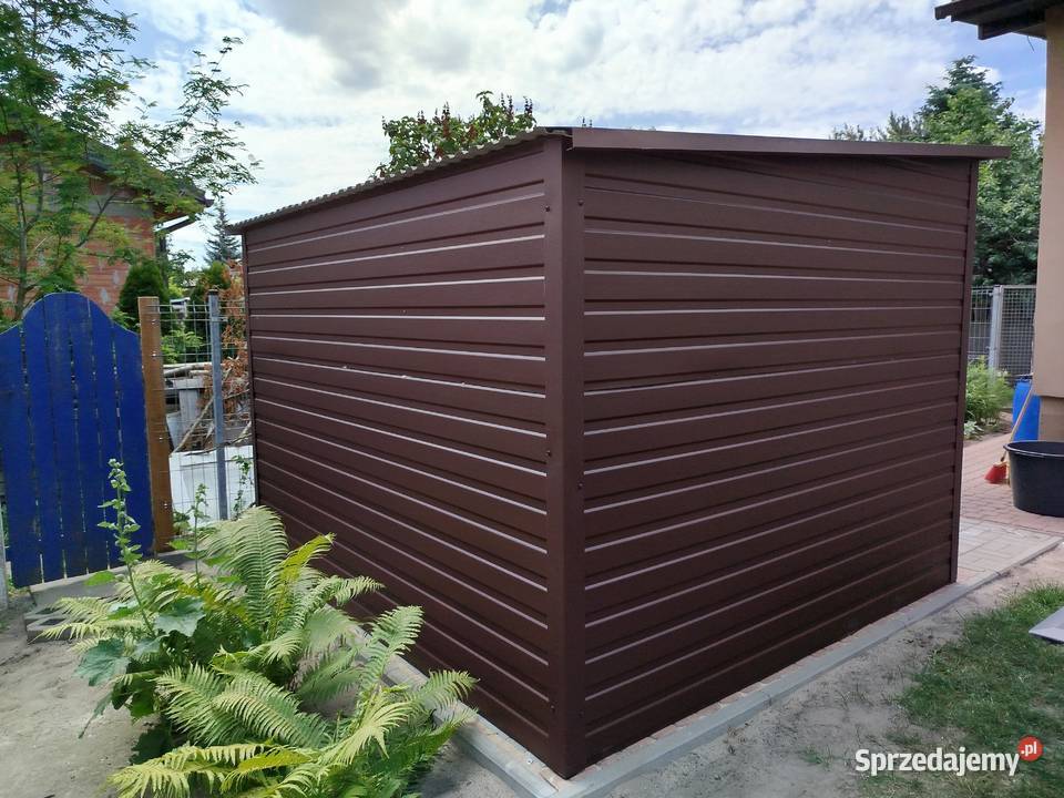 GARAŻ BLASZANY DOMEK OGRODOWY SCHOWEK samodzielny
