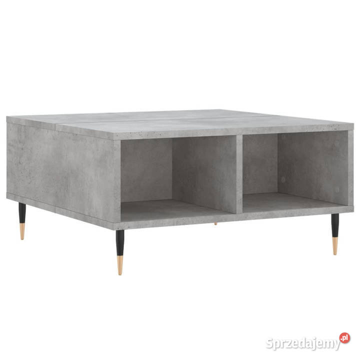Stolik kawowy szarość betonu 60x60x30 WM827032