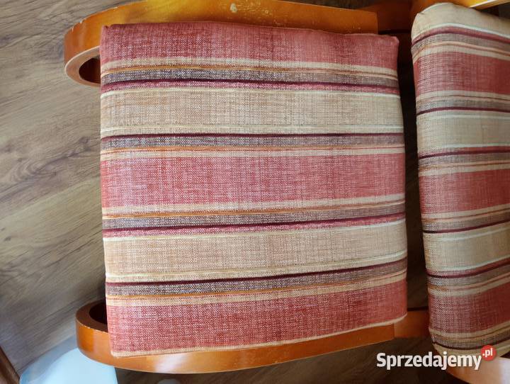 Obniżka ceny Komplet 2 fotele 2 podnóżki mazowieckie Piaseczno