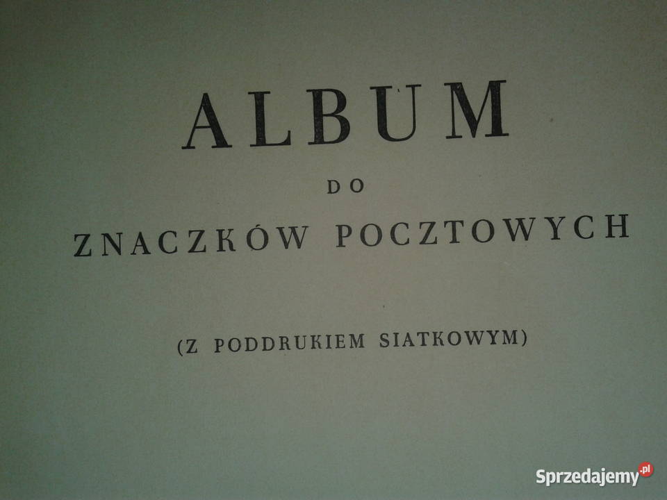 Album do znaczkow pocztowych nie uzywana 1955r Bielsko-Biała