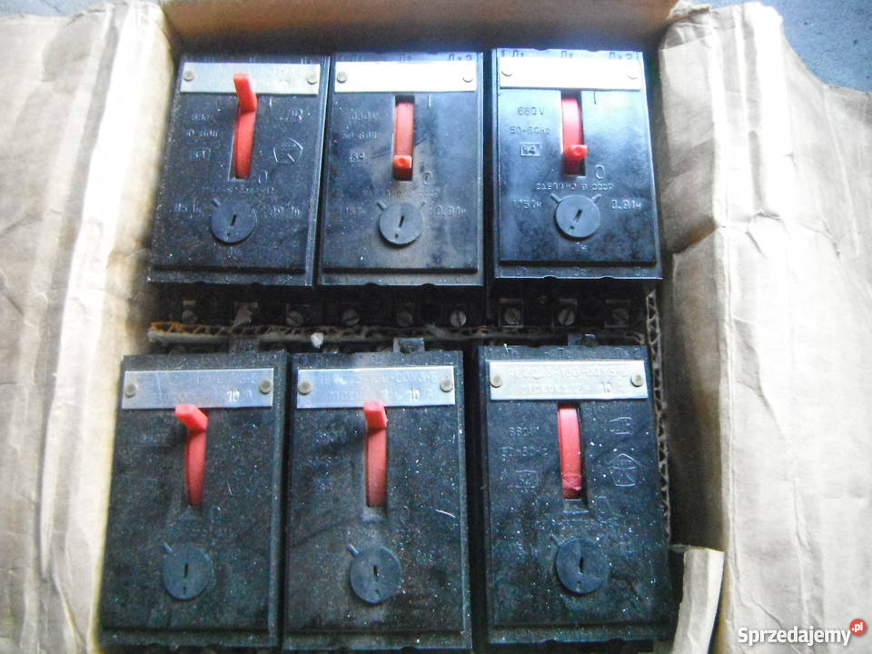 Wyłącznik silnikowy rosyjski 10A 600V 5060 Hz Barak