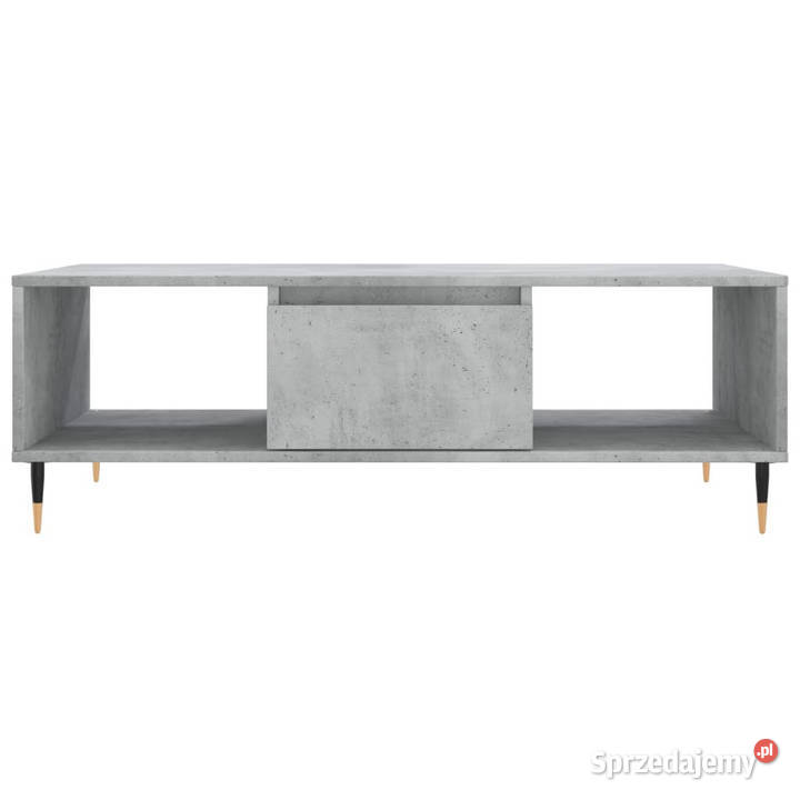 Stolik kawowy szarość betonu 104x60x35 WM827080 Stoły Warszawa sprzedam