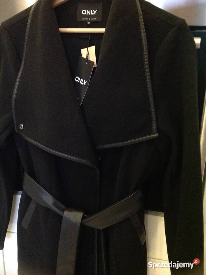 Plaszcz Czarny Damski ONLY M NOWY Kurtki i płaszcze lubuskie Nowa Sól