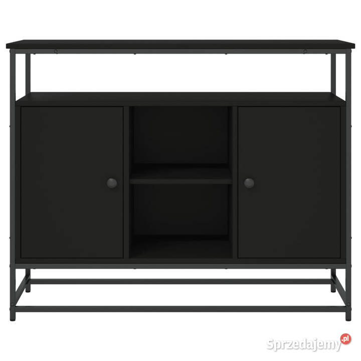 Szafka czarna 100x35x80 materiał drewnopochodny mazowieckie Warszawa